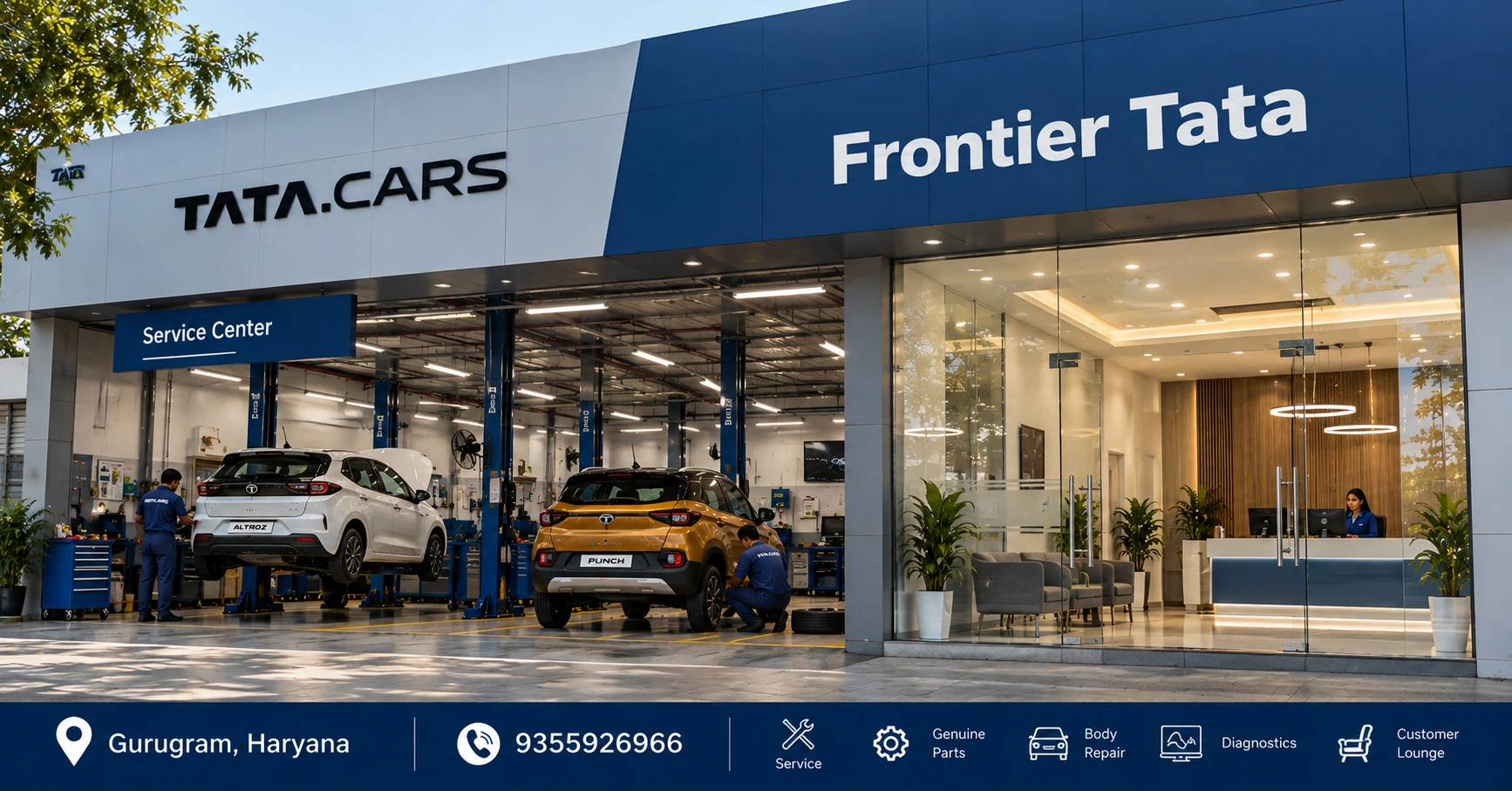 Frontier Tata Car Service Center in Gurgaon
